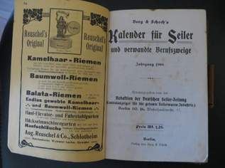 Seiler Kalender von 1908