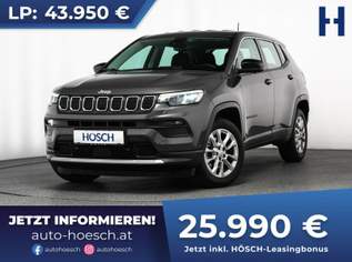 Compass T4 130 Aut. WINTER-PAKET LED 360° ASSISTENZ, 26990 €, Auto & Fahrrad-Autos in 4061 Pasching