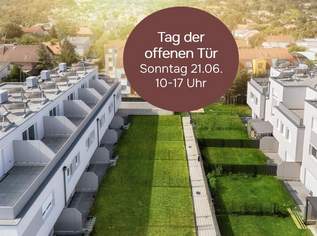 Niedrigenergie-Reihenhaus (Ziegelmassivbau) mit 4,5 Zimmern, Eigengarten, Dachterrasse, Keller u. Garagenplatz, provisionsfrei!, 734900 €, Immobilien-Häuser in 1230 Liesing