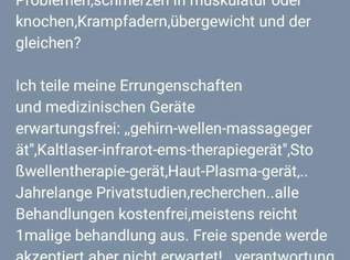 Ich biete: freie privateDienstleistung-Therapiebehandlung-medizinische Geräte für den Heimgebrauch für- Haut oder Schmerzen oder mentales, Dienstleister & Stellen-Dienstleister in 1030 Landstraße Ich biete: freie privateDienstleistung-Therapiebehandlung-medizinische Geräte für den Heimgebrauch für- Haut oder Schmerzen oder mentales, Dienstleister & Stellen-Dienstleister in 1030 Landstraße
