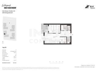 54,11qm 2Zi W-BalkonwohnungErstbezug, ökologische Bauweise, 679 €, Immobilien-Wohnungen in 3200 Gemeinde Ober-Grafendorf
