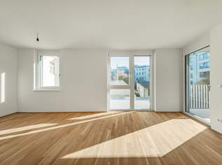 HELLE ANLAGE >> bodentiefe Fenster in heller 2-Zimmer Wohnung >> ERSTBEZUG in perfekter Lage, 300800 €, Immobilien-Wohnungen in 1210 Floridsdorf