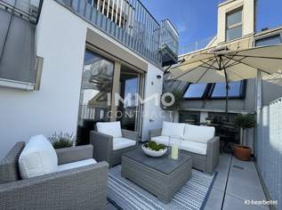 BEIM DONAUUFER: Erstbezug: Klimatisierte Dachgeschosswohnung mit ruhigem Hofbalkon, 346000 €, Immobilien-Wohnungen in 1210 Floridsdorf