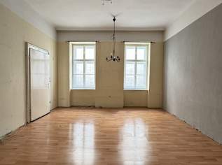 Sanierungsbedürftige 3-Zimmer-Wohnung mit Balkon in 1080 Wien zu kaufen!, 339000 €, Immobilien-Wohnungen in 1080 Josefstadt