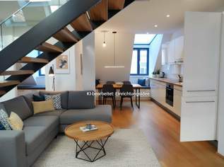 Gumpendorfer Straße: 5-Zimmer-Maisonette mit Terrasse, 3293.42 €, Immobilien-Wohnungen in 1060 Mariahilf