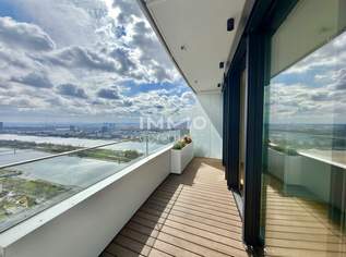 39. Etage inkl. Sonnenaufgang: DANUBEFLATS: Your New Home (Pool, Fitness and Wellness), 1600 €, Immobilien-Wohnungen in 1220 Donaustadt