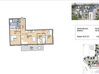 Neues Projekt in der Schwarzelackenau beim Marchfeldkanal - noch 18 Einheiten verfügbar!, 499000 €, Immobilien-Wohnungen in 1210 Floridsdorf