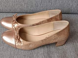 rose goldige Ballerinas