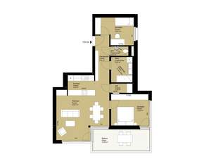Grünruhelage! Teilmöblierte 3-Zimmer-Balkonwohnung mit KFZ-Stellplatz im 14. Bezirk zu vermieten!, 1690 €, Immobilien-Wohnungen in 1140 Penzing