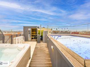 Lichtdurchflutetes Luxus-Penthouse mit Infinity-Pool und Panoramasicht!, 1999000 €, Immobilien-Wohnungen in 1040 Wieden