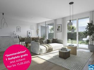 SOMMERAKTION: Stellplatz gratis! Erstbezug in ruhiger Lage – Wohnqualität am Jedlersdorfer Platz!, 299700 €, Immobilien-Wohnungen in 1210 Floridsdorf