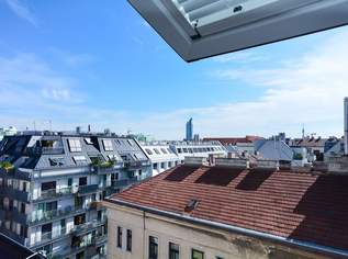 3 Zimmer Dachgeschoßwohnung mit Terrasse, 1299 €, Immobilien-Wohnungen in 1200 Brigittenau