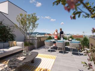 Grüner Höhenflug – Dachgeschoss mit nachhaltigem Charakter, 897600 €, Immobilien-Wohnungen in 1080 Josefstadt