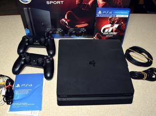 Sony Playstation 4 Slim Bundle 1 TB inkl Controller und GT Sport in OVP, 250 €, Marktplatz-Computer, Handys & Software in 3370 Gemeinde Ybbs an der Donau