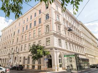 BÖRSE-NÄHE, GONZAGAGASSE, gepflegte 132 m2 Altbau, 3 Zimmer, Extraküche, 2 Bäder, Parketten, U2/U4-Nähe, 3433.47 €, Immobilien-Wohnungen in 1010 Innere Stadt