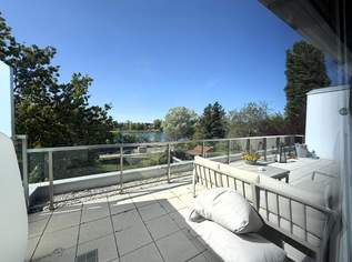 Klimatisierte 4 Zimmer und 2 Terrassen mit Blick auf die alte Donau // Air conditioned 4 rooms and 2 terraces viewing the alte Donau //, 3881.45 €, Immobilien-Wohnungen in 1210 Floridsdorf