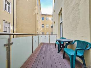 Altbau mit Südbalkon | 2-Zimmer in ruhiger Innenhoflage | Einbauküche | Lift | Kellerabteil, 399000 €, Immobilien-Wohnungen in 1020 Leopoldstadt