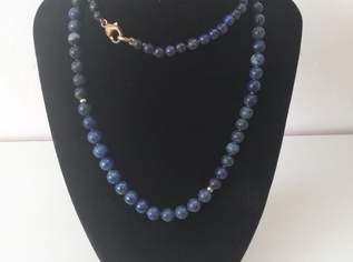 Schönes Weihnachtsgeschenk ! Prachtvolle lange Kette mit schönen blauen und dunkelblauen Lapis Lazuli, 387 €, Kleidung & Schmuck-Accessoires, Uhren, Schmuck in 2761 Gemeinde Waldegg