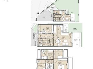 Jetzt schlüsselfertig zum Preis von belagsfertig! Doppelhaushälfte in der Natur - provisionsfrei, 464533 €, Immobilien-Häuser in 2301 Mühlleiten