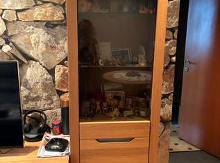 Wohnzimmerverbau, geteilte Elemente, Eiche, fast neuwertig!, 2000 €, Haus, Bau, Garten-Möbel & Sanitär in 1120 Meidling