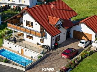 Modernes Einfamilienhaus mit Einliegerwohnung, Pool & hochwertiger Ausstattung in Eggelsberg nahe Salzburg, 840000 €, Immobilien-Häuser in 5142 Eggelsberg