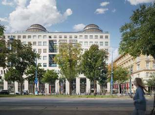 Sky Living: Großzügige Dachwohnung mit 2 Balkonen & Glaskuppel an der Ringstraße, 5990 €, Immobilien-Wohnungen in 1010 Innere Stadt