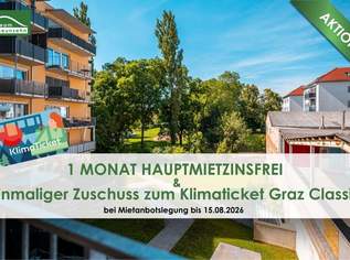 Moderner Wohnkomfort in zentraler Lage - Idyllische 3-Zimmer-Wohnung mit Freifläche!, 899 €, Immobilien-Wohnungen in 8020 Moderner Wohnkomfort in zentraler Lage - Idyllische 3-Zimmer-Wohnung mit Freifläche!, 899 €, Immobilien-Wohnungen in 8020