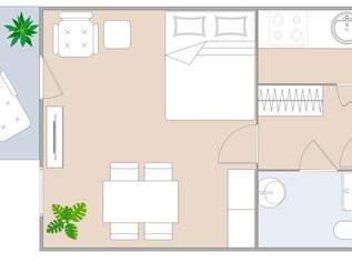 Gemütliche 1-Zimmer-Wohnung mit Balkon im 1. Stock, 459.26 €, Immobilien-Wohnungen in 8044 
