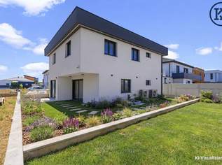 Neubau-Einfamilienhaus in Unterbrunn – Smart Living mit Garten, nahe Wien, 475000 €, Immobilien-Häuser in 2284 Untersiebenbrunn Neubau-Einfamilienhaus in Unterbrunn – Smart Living mit Garten, nahe Wien, 475000 €, Immobilien-Häuser in 2284 Untersiebenbrunn