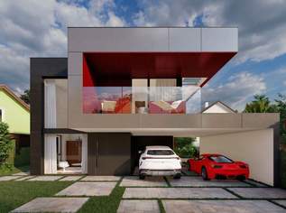 Rohbau einer Luxusvilla in beliebter Siedlungslage, 850000 €, Immobilien-Häuser in 2345 Brunn am Gebirge