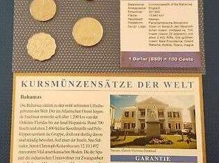 Kursmünzensatz BAHAMAS, 15 €, Marktplatz-Antiquitäten, Sammlerobjekte & Kunst in 2320 Rannersdorf
