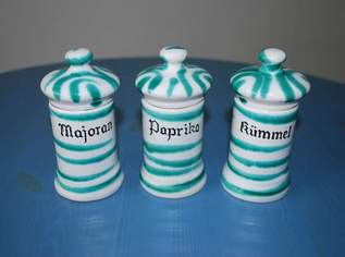 Gewürzdose 3er Set Gmundner grün geflammt, 25 €, Haus, Bau, Garten-Geschirr & Deko in 2232 Gemeinde Deutsch-Wagram Gewürzdose 3er Set Gmundner grün geflammt, 25 €, Haus, Bau, Garten-Geschirr & Deko in 2232 Gemeinde Deutsch-Wagram