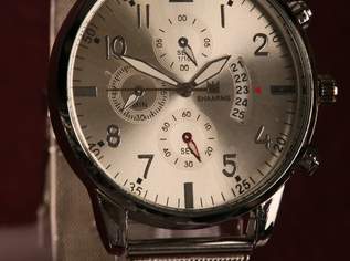Armbanduhr mit Datum, SHAARMS, 89 €, Kleidung & Schmuck-Accessoires, Uhren, Schmuck in 1200 Brigittenau