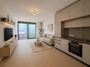 Fantastischer Erstbezug mit durchdachtem Grundriss, Balkon und Sonnenuntergang (Doorman, Gym, Pool, Lounges), 599500 €, Immobilien-Wohnungen in 1220 Donaustadt