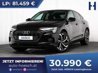 e-tron SB 50 quattro Adv. 21er BLACK 360° B&O -62%, 32490 €, Auto & Fahrrad-Autos in 4061 Pasching