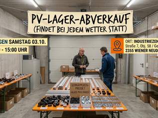  Großer PV-Flohmarkt: Hochwertige Unterkonstruktionsteile zu Schnäppchenpreisen!, 3000 €, Haus, Bau, Garten-Hausbau & Werkzeug in 2351 Gemeinde Wiener Neudorf