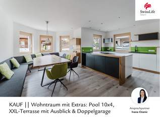 Wohntraum mit Extras: Pool 10x4, XXL-Terrasse mit Ausblick & Doppelgarage, 498000 €, Immobilien-Häuser in 4633 Kematen am Innbach Wohntraum mit Extras: Pool 10x4, XXL-Terrasse mit Ausblick & Doppelgarage, 498000 €, Immobilien-Häuser in 4633 Kematen am Innbach