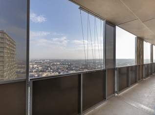 Panorama Wohnung im 33. Stock des Q-Tower mit Südost-Ausrichtung, 794176 €, Immobilien-Wohnungen in 1030 Landstraße