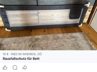 Hochstuhl, Spieltisch, Sturzhelm, Bettgrenzung