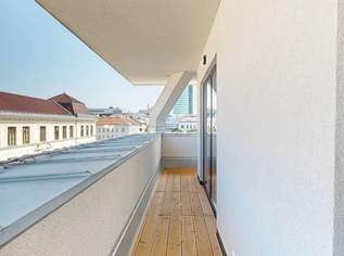 Modernes Wohnen - Weitblick im DG mit Loggia nahe Millennium City, 334000 €, Immobilien-Wohnungen in 1200 Brigittenau Modernes Wohnen - Weitblick im DG mit Loggia nahe Millennium City, 334000 €, Immobilien-Wohnungen in 1200 Brigittenau