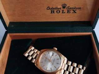 Rolex Datejust 18 Karat Massivgold / Rolex Gehäuse und Kette aus 18 Karat Gold /, 32999 €, Kleidung & Schmuck-Accessoires, Uhren, Schmuck in 8020 Graz