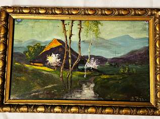 Antikes signiertes Ölgemälde 40x25, 290 €, Marktplatz-Antiquitäten, Sammlerobjekte & Kunst in 3160 Gemeinde Traisen