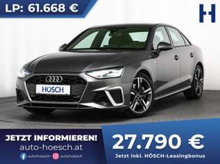 A4 40 TDI S-LINE HEAD-UP ACC ASSISTENZ R-KAM ++, 28790 €, Auto & Fahrrad-Autos in 4061 Pasching