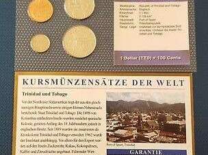 Kursmünzensatz TRINIDAD AND TOBAGO, 15 €, Marktplatz-Antiquitäten, Sammlerobjekte & Kunst in 2320 Rannersdorf