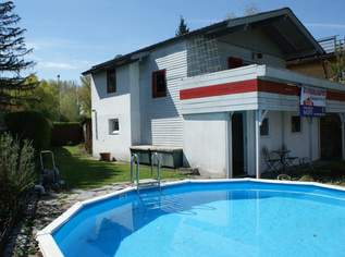 SOMMERHAUS AN DER DONAU MIT POOL, 130000 €, Immobilien-Häuser in 3426 Muckendorf an der Donau