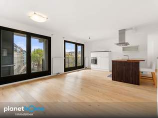 "AM HUNDSTURM" – Lichtdurchflutetes 2-Zimmer-Loft mit großer Loggia & Parkblick, 439000 €, Immobilien-Wohnungen in 1050 Margareten