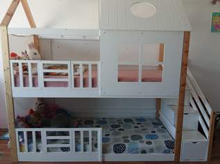 Kinderbett Haus Hochbett , 350 €, Haus, Bau, Garten-Möbel & Sanitär in 3950 Gemeinde Gmünd