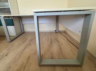 Schreibtisch, L-Form, weiß Schreibtisch, L-Form, weiß