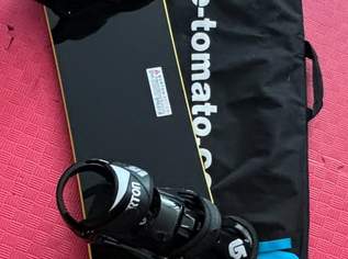 Fast neues Custom Burton Snowboard 155 cm mit neuen Bindungen und Gratis-Tasche - Top Angebot!, 199 €, Marktplatz-Sportgeräte & Zubehör in 1220 Donaustadt