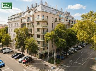 Neuwertige 2-Zimmer-Wohnung mit großer Innenhof-Fensterfront, Balkon und moderner Komplettküche! Nähe Millennium City, Handelskai und Donau. - WOHNTRAUM, 928.57 €, Immobilien-Wohnungen in 1200 Brigittenau